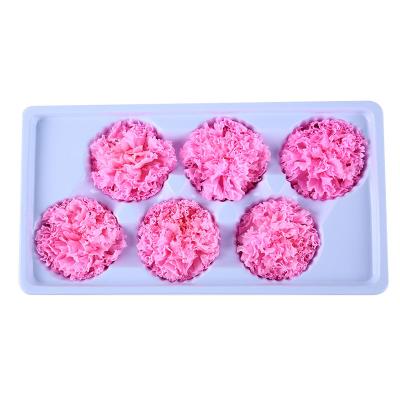 China Yunnan sweet elegant a grade colorful durable preserved beautiful carnation preserved flowers decoration carnation head for sale