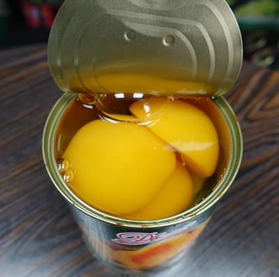 China China Canned Fresh Canned Fruit Yellow Peach In Syrup for sale