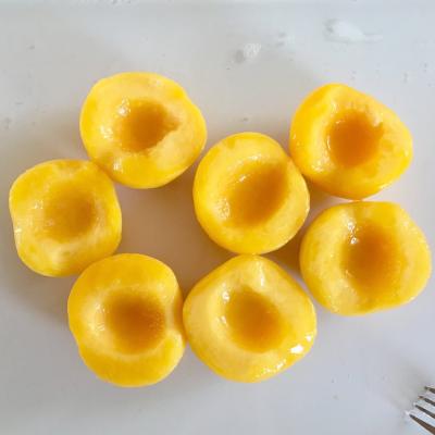 China Hot Selling Canned Yellow Halves Canned Peach In Light Syrup 820g for sale