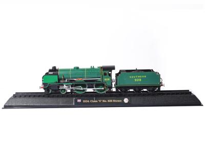 China New Products Premium Material Eco-friendly Die Cast Toys Train Green Model For Birthday Gifts for sale