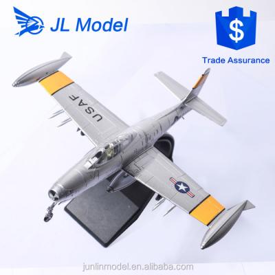 China Eco-Friendly 1958 USA Republic F-84 Thunderjet S-Model 1/72 Fighter Aircraft Model for sale