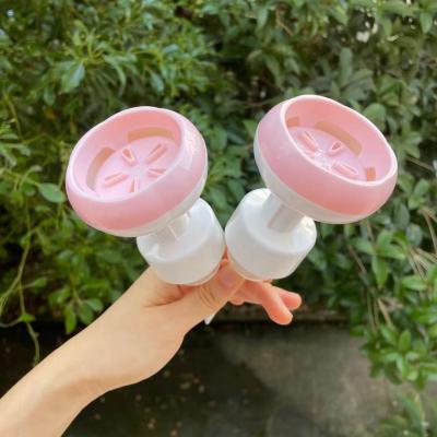 China 40mm 42mm 43mm Non-refillable Hand Soap Plastic Lotion Foam Pump Sprayer Pumps Flower Foam Pump for sale