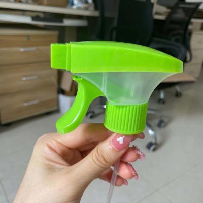 China Eco-friendly Green Double Wall Trigger Window Cleaning Sprayer Plastic Trigger Sprayer for sale