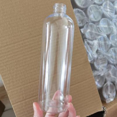 China Big Bottle 400ml Pet Cosmetic Plastic Bottle With 24/410 Neck 37g for sale