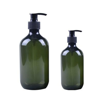 China 500ml Spray Bottle Plastic Pet Popular Amber Bottle Plastic Spray Bottle for sale