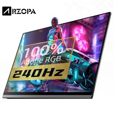 China Full HD IPS Screen HDR 1ms 240Hz 4K IPS Screen Super Thin Mobile Type-C USB Game 17.3 Inch Portable Monitor Battery For Laptop Phone for sale