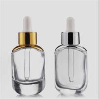 China 10ml Multifunctional Cosmetic Glass Bottle With Pipette Transparent Odorless for sale