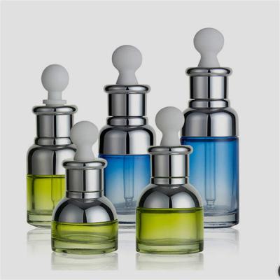 China Portable Thickened 100ml Glass Dropper Bottles , Durable Serum Bottle With Dropper for sale