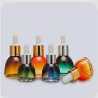 China Ultralight 30ml Cosmetic Glass Bottle With Dropper Multi Color Portable for sale