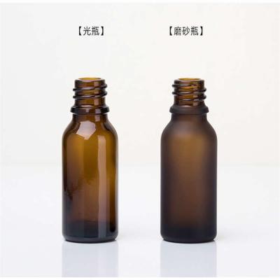 China Multiscene Glass Bottles With Dropper , Eco Friendly Frosted Amber Dropper Bottle for sale