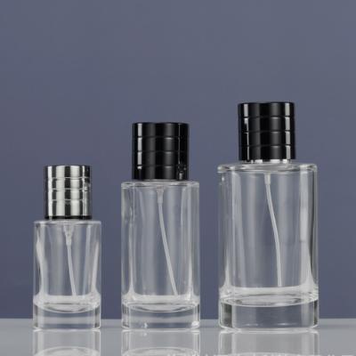 China Lidded ISO9001 Perfume Oil Spray Bottle , Portable Round Glass Perfume Bottles for sale