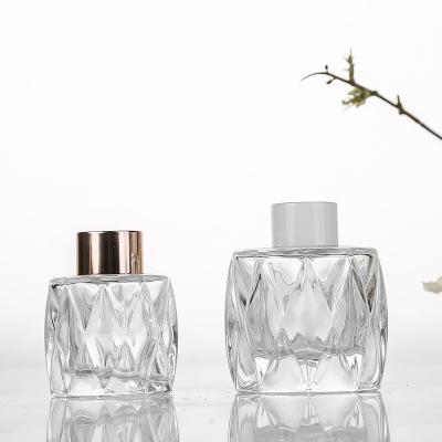 China Nicht giftiger leerer Reed Diffuser Bottles, tragbarer Crystal Oil Diffuser Glass Bottle zu verkaufen