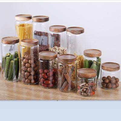 China Transparent Practical Borosil Glass Airtight Containers With Lid Washable for sale