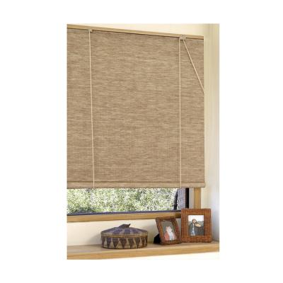 China Jute Paper Window Shades Traditional Fabric Pleated Roller Blinds for sale