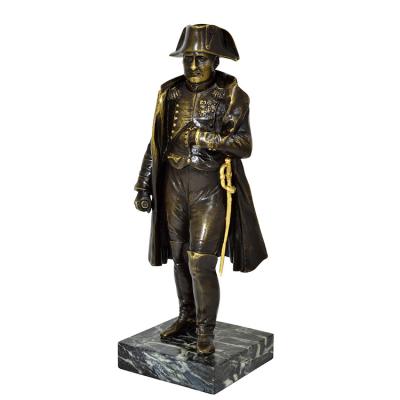 China Europe Outdoor Decoration Metal Figure Life Size Sculpture Napoleon Casting Bronze Statue For Sale for sale