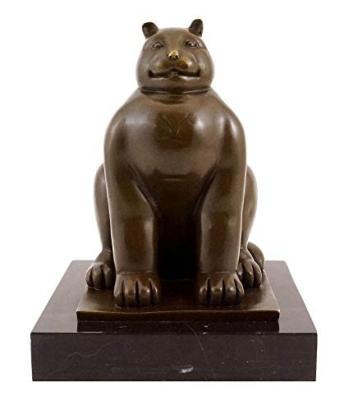 China Big Size Dog Statue by Fernando Botero Europe Metal Fat Bronze Sculpture for sale