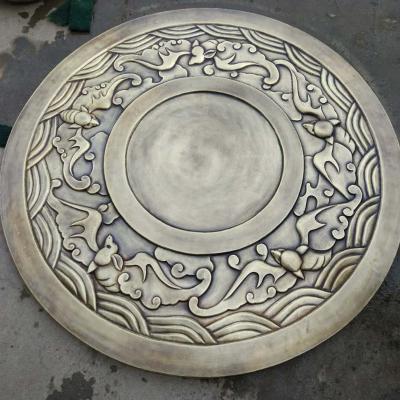 China Europe decoration high quality custom round home mythology story relief wall bronze sculpture for sale for sale