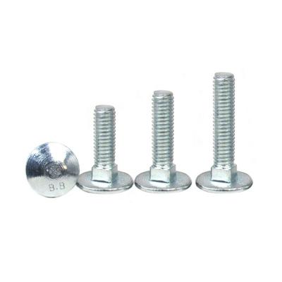 China Carriage 8.8 Grade M5 M6 M8 M10 M12 Head Square Mushroom Neck Bolt DIN603 Carriage Bolt for sale