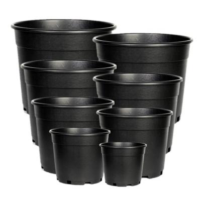 China Cheap High Quality Large Round 1 Nursery Seed Plants Big Small 2 3 4 5 6 7 10 15 Gallon Plastic Tree Flower Nursery Pots For Nursery Plants for sale