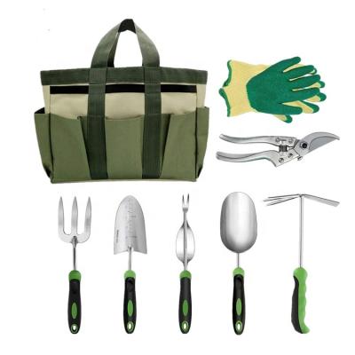 China Garden Tools 8 DIY Gardening Tool Kit Gift Garden Tool Set Heavy Duty Stainless Steel Home Decor 9 10 13 Pcs Pieces With Bag for sale