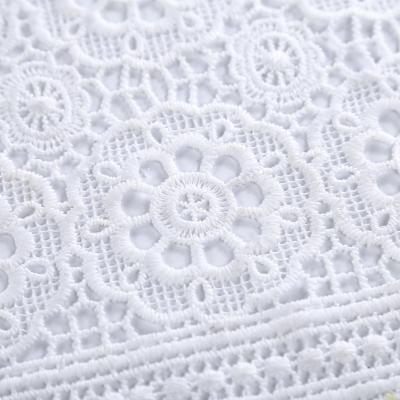 China Embroidery factory breathable cotton professional processing embroidery, hollow punch embroidery embroidery lace fabric, cotton embroidery for sale