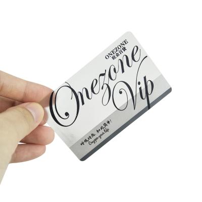 China 2020 New Stylish Hologram Transparent Business Cards 85.5*54*0.76mm for sale