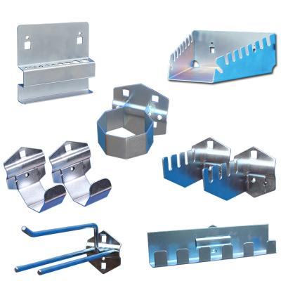 China High Quality Galvanized Pegboard Display Panel Sheet Tool Cold Rolled Steel Hanging Hook for sale