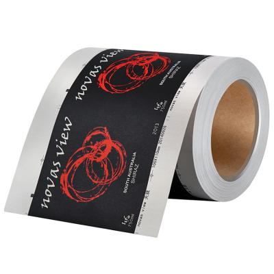 China Recycled Materials Customized Adhesive Label Embossed Paper Sticker for sale