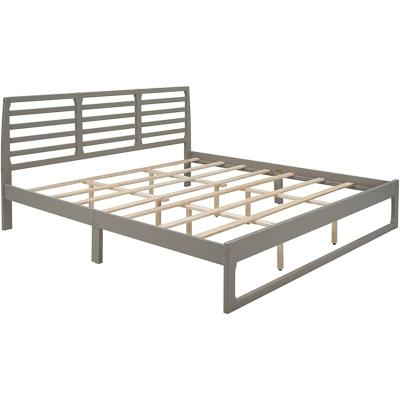 China Transitional Gray Inground Bedroom Furniture Wholesale Horizontal Oversized Bed Layer for sale