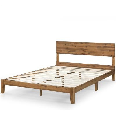 China Wholesale Transitional Wooden Bed Frame Furniture Bedroom Bestselling Bed Frame for sale