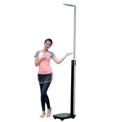 China Voice/Body Fat/Water Scale/Muscle/Body Fat Ultrasonic Measurement Height Weight Scale Electron Bone BMI/Calories/BMI/Height/Weight for sale