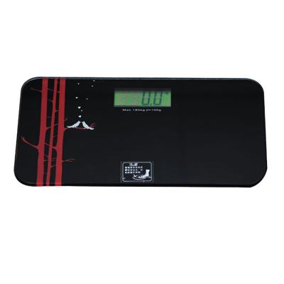 China More Color Choice 75x31mm Mini Body Scale LCD Display 180Kg Mini Digital Floor Scale for sale