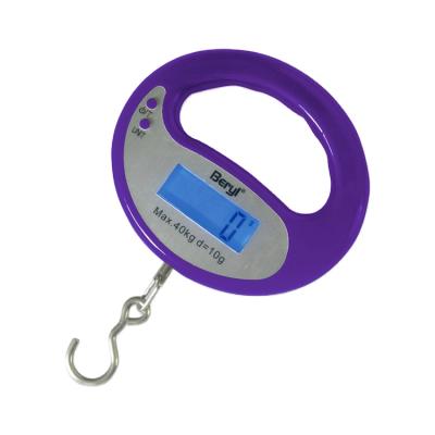 China Hospital / Home Use Pendrive Customized Tare Function Blue Rear Lightweight Buzzer Luggage Handle Scale for sale