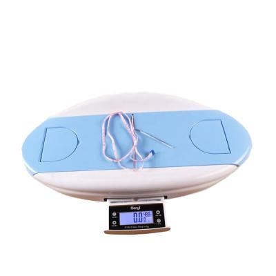 China WITH COVER Safety Design Hospital Digital BT Newborn Baby Scale 30kg With Height Ruler for sale