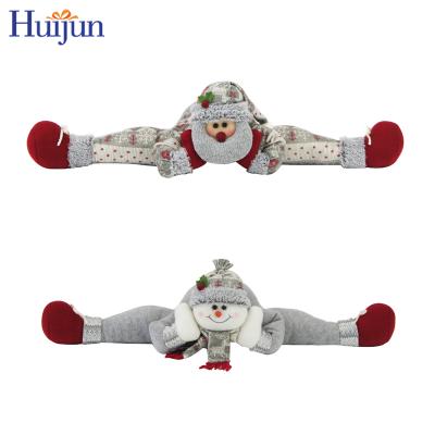 China 2020 Wholesale Custom Hot Selling Santa Snowman Doorknob Christmas Home Cute Cartoon Indoor Cute Decoration Decorative for sale