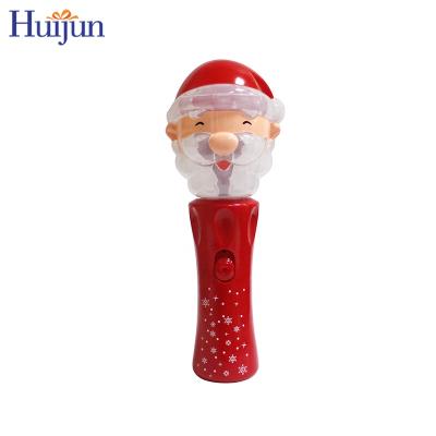 China Santa Happy Hour Children LED Light Up Christmas Snow World Dome Spinners Christmas Party Decorations Toys Gift for Kids for sale