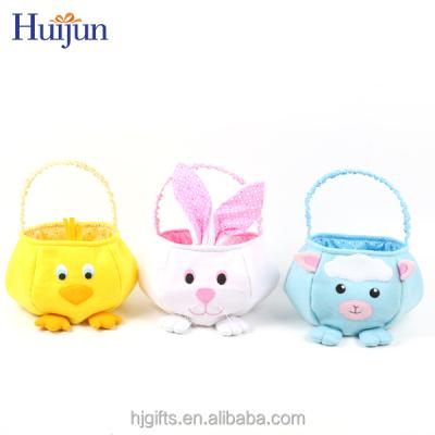 China Cheapest Easter Decoration Fabric Easter Basket For Decoration for sale