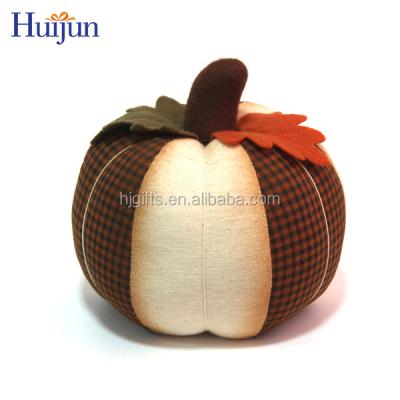 China Decorative Wholesale Artificial Cotton Stitched Pumpkins For Sale for sale