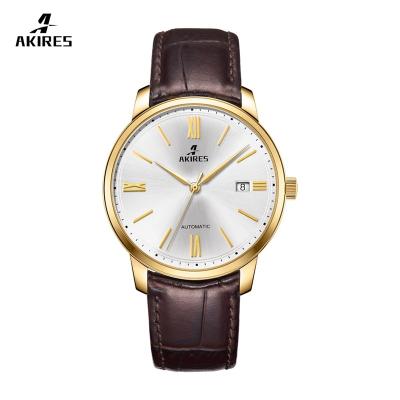 China European popular hollow mechanical automatic movement watch alarm new luxury and American men's waterproof wristwatch for sale