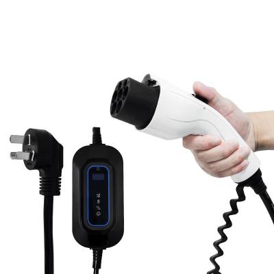 China European Standard 3.5KW/7KW Portable AC EV Battery Portable Car Battery Charger American Charging Filling Station for sale