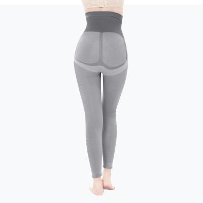 China Woman Antibacterial Functional Tourmaline Seamless Body Shaper Yoga Far Infrared Bamboo Slimming Pants for sale