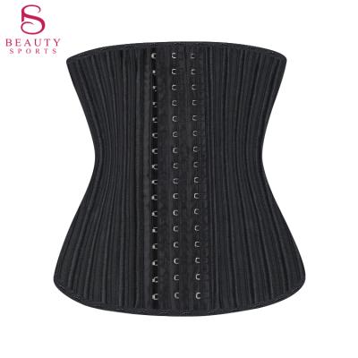 China 2020 NEW Women Antibacterial Body Shaper High Quality Double Stitched Steel Boned Trainer LATEX 29 Waist Shaper for sale