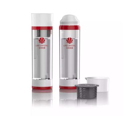 China Household Hydrogen Transparent Rich Water Ionizer Maker Portable Water Bottle for sale