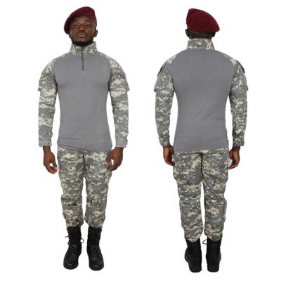 China Anti-Static Gray Digital Frog Suit Combat Camouflage Military ACU Clothing for sale