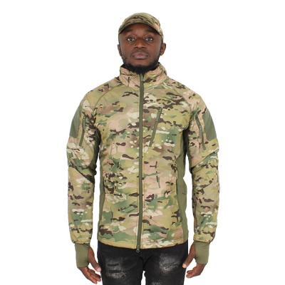 China Camouflage anti-static cold resistant tactical windproof sports multicam trench cotton combat coat lightweight jacket for sale