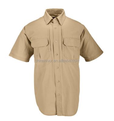 China FIVE 11 Anti-Static Tactical Mens Taclite Short Sleeve TDU Shirt / Security Guards Shirt for sale