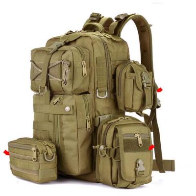 China Tan Color Anti-theft Military Tactical Assault Raising Rucksack Backpack Bag for sale