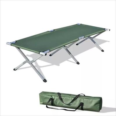 China OEM HNXX-0018 Camping Cot Army Metal Outdoor Military Folding Portable Camping Cot for sale