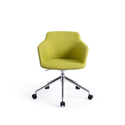 China Other China Professional Manufacture Home Ministry Light Green Chair With Wheels for sale