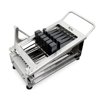 China Factory Commercial Stainless Steel Manual Cutting Square Pieces Korea Round Sushi Roll Cutter Cutting Machine for sale